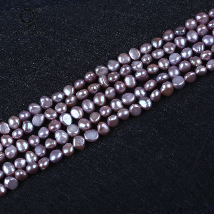 Chinese AA 7-8mm Purple Freshwater Pearl