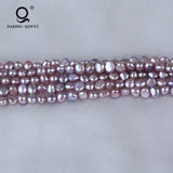 Chinese AA 7-8mm Purple Freshwater Pearl