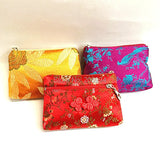 Chinese Double Silk Embroidery Pouch Zero Wallet Bags 2pc/lot