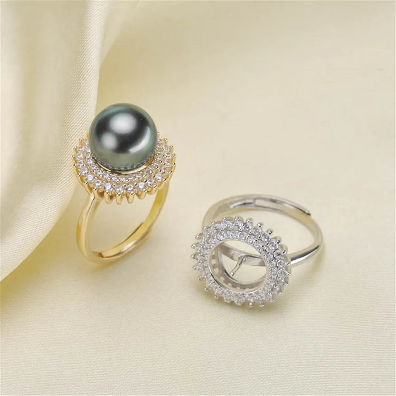 925 Silver Ring Accessories Settings for DIY Jewelry Making