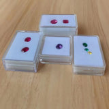 Clear Diamond & Gemstone Display Case Jewelry Storage Box