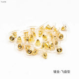 Clear Plastic Ear Hooks Back Post Nuts Rubber Earring Backs Stoppers