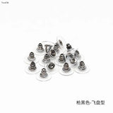 Clear Plastic Ear Hooks Back Post Nuts Rubber Earring Backs Stoppers