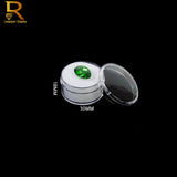 Clear Round Diamond Box Plastic Beads Jewelry Case Gem Storage Box