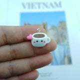 Coffee Bottle Charms for Jewelry Making Diy Earring Bracelet Pendant Accessories
