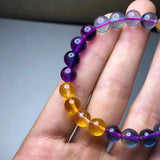 Fluorite Stone Bracelet for Women Beauty Single Lap Jewelry