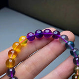 Fluorite Stone Bracelet for Women Beauty Single Lap Jewelry