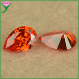 CZ Stone Pear Cut Drop Shape Loose Beads for Jewelry Making