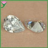 CZ Stone Pear Cut Drop Shape Loose Beads for Jewelry Making
