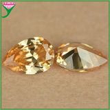 CZ Stone Pear Cut Drop Shape Loose Beads for Jewelry Making