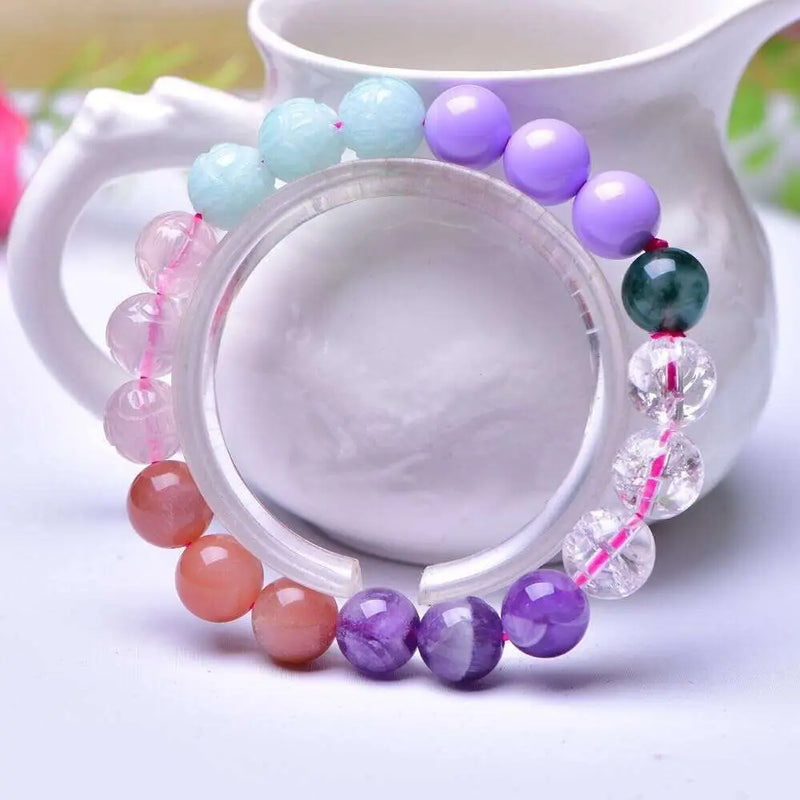 Natural Crystal Bracelet Lucky Girl Gift Jewelry