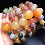 Natural Crystal Beaded Bracelet Lucky Hand String Jewelry