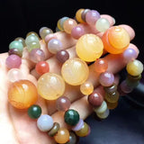 Natural Crystal Beaded Bracelet Lucky Hand String Jewelry
