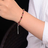 Tourmaline Stone Bracelet Shape Beads Bracelet for Women DIY Jewelry