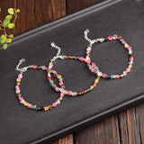 Tourmaline Stone Bracelet Shape Beads Bracelet for Women DIY Jewelry