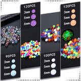 Colorful Luminous Acrylic Tongue Barbell Lip Ring