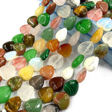 Colorful Natural Stone Love Spacer Beads Jewelry Making Diy 10/12/14mm