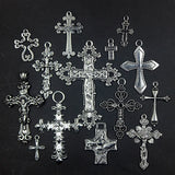 14pcs Cross Charms Pendants DIY Jewelry Findings Accessories ZAS1021