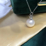 Crown 925 Sterling Silver Pendant Base Settings for Beads Stones