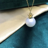 Crown 925 Sterling Silver Pendant Base Settings for Beads Stones
