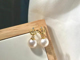 Crown 925 Sterling Silver Stud Earrings Findings Settings