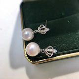 Crown 925 Sterling Silver Stud Earrings Findings Settings