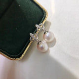Crown 925 Sterling Silver Stud Earrings Findings Settings