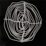 Crystal Tassel Head Chain Flapper Cap Wedding Jewelry