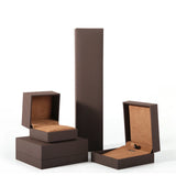 Soft Touch Paper Jewelry Case Necklace Bracelet Earring Pendant Ring Gift Box