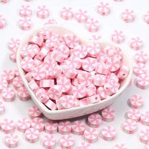 Clay Round Beads 9mm for Jewelry Making 20/50/100pcs