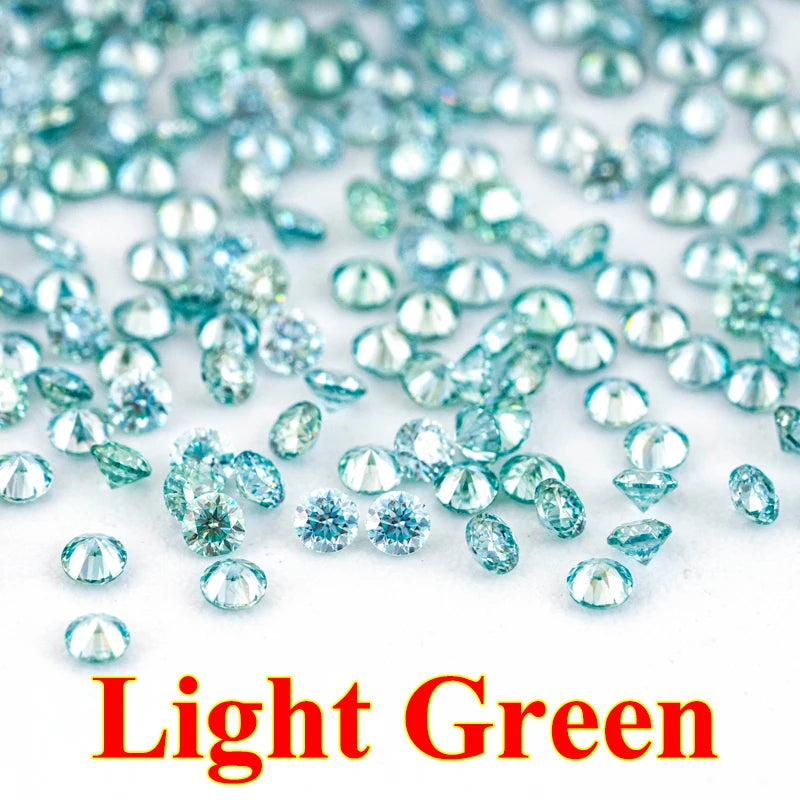 1ct Small Size Loose Moissanite 0.7mm-3mm D Lab Grown Diamonds