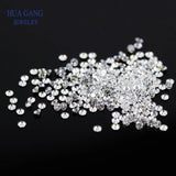 D 1mm~3mm Loose Moissanite Beads Round Brilliant Cut Stone