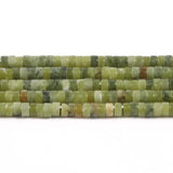 4x2mm Canada Jade Flat Round Disc Beads for Jewelry Making