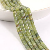 4x2mm Canada Jade Flat Round Disc Beads for Jewelry Making