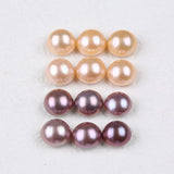 DIY 12-14mm Pink Purple Mabe Pearl Loose Beads for Jewelry Making