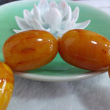 Dark Yellow Ore Bright Natural Stone Bracelets Lucky Women Men