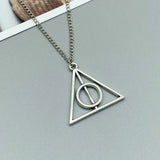 Deathly Hallows Necklace Golden Silver Pendants Classic