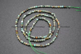 Faceted 2mm African Turquoise Round Loose Beads
