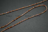 2mm Rutilated Quartz Stone Round Loose Beads