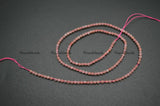 2mm Red Strawberry Quartz Stone Round Beads