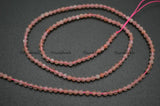 2mm Red Strawberry Quartz Stone Round Beads