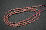 2mm Red Strawberry Quartz Stone Round Beads