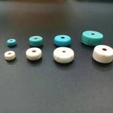 4-12mm Heishi Flat Ivory Turquoise Spacer Beads Round Stone Bracelet