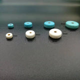 4-12mm Heishi Flat Ivory Turquoise Spacer Beads Round Stone Bracelet