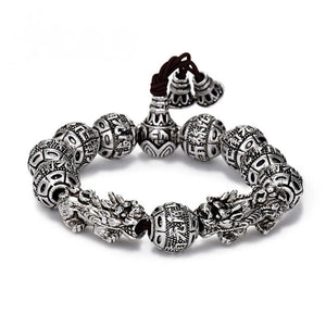 Domineering Beads Solid Bracelet Retro Nanwu Amitabha Men's Bracelet
