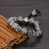 Domineering Beads Solid Bracelet Retro Nanwu Amitabha Men's Bracelet