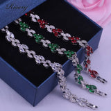 Dubai Style Silver Bridal Jewelry Women's Bracelet
