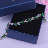 Dubai Style Silver Bridal Jewelry Women's Bracelet