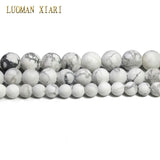 Dull Polish Howlite Turquoises Natural Stone Beads 6/8/10mm