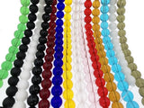 Matte Glass Beads Natural Stone Round Spacer Beads 4-12mm